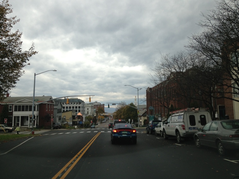 Montreal-Burlington. 22 октября 2013. Телефонофото.