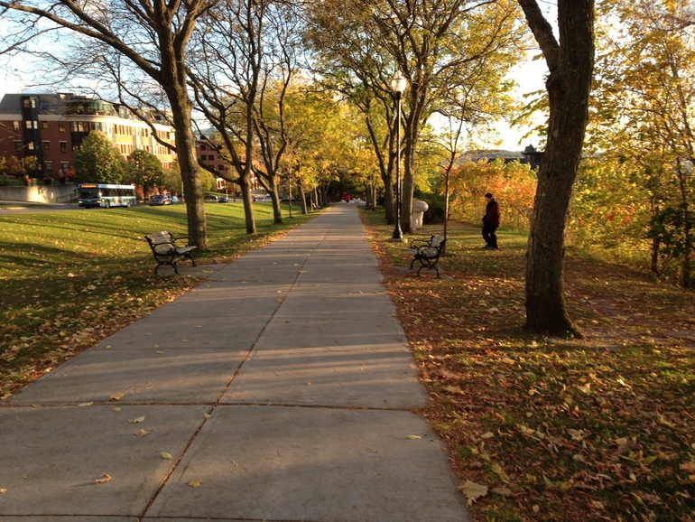 Montreal-Burlington. 22 октября 2013. Телефонофото.