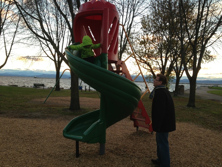 Montreal-Burlington. 22 октября 2013. Телефонофото.