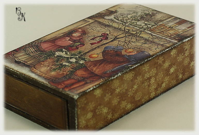 "Наряжаем "ёлку"" короб для сладкого подарка