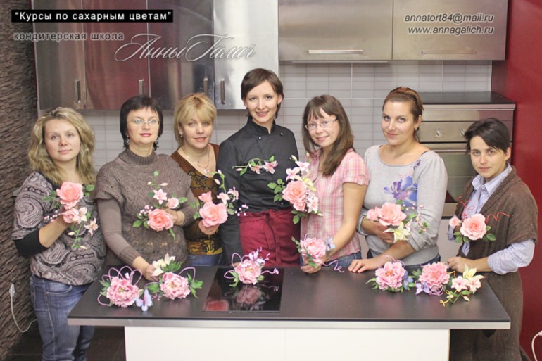 Курсы по сахарным цветам