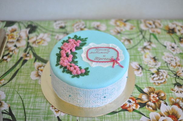 Быстроторт с розочками