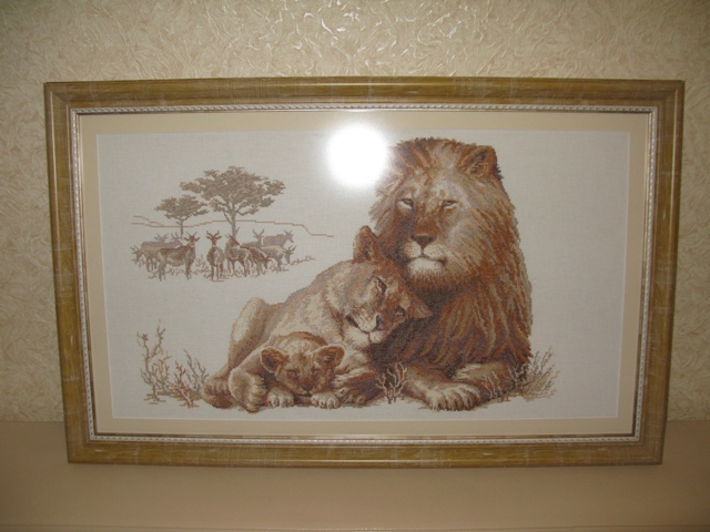 Мой "Львиный рай" оформлен !!!!