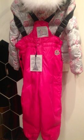 Новые пуховик John Galliano и пуховый п/комбинезон Moncler р. 8 - 8000 руб.