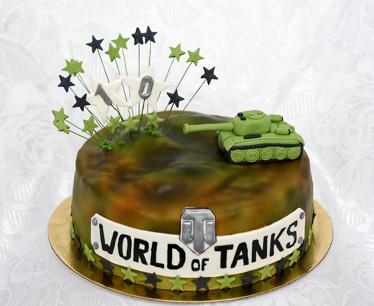 Торт с танком world of tanks фото для мужчины