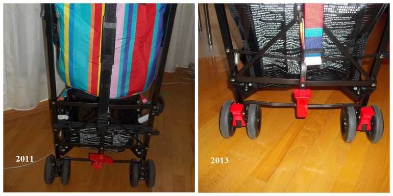 Maclaren Volo Candy Bar 2013 VS 2011