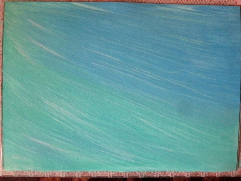 Цветущий папоротник и павлины