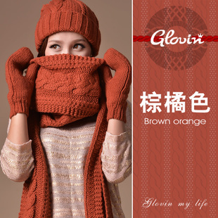 Комплект шапочка+шарф+варежки!