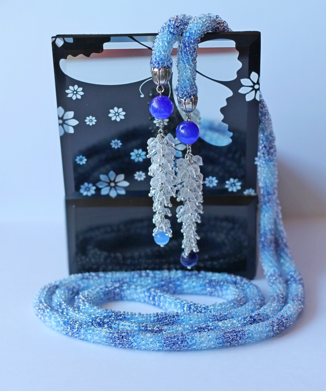 Лариат "Морозные узоры"