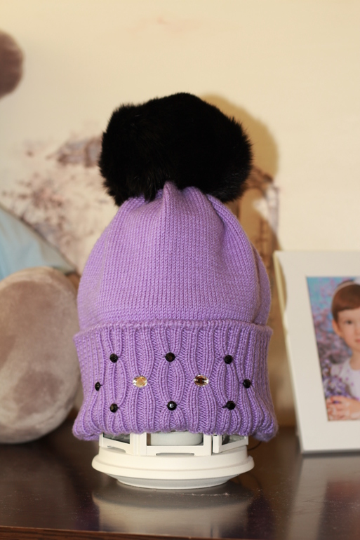 Фиолетттт....довязала всё таки.