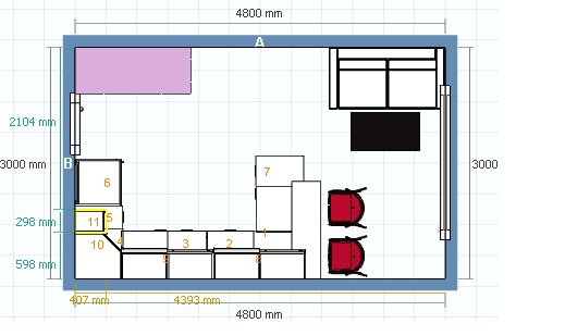 Помогите воплотить мечту в реальность и П-обазная кухня