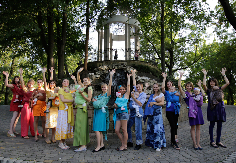 Слингорадуга в Краснодаре.