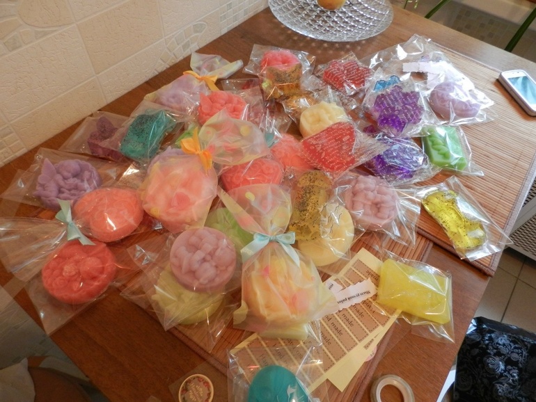 Мыло ручной работы для себя и в подарок.