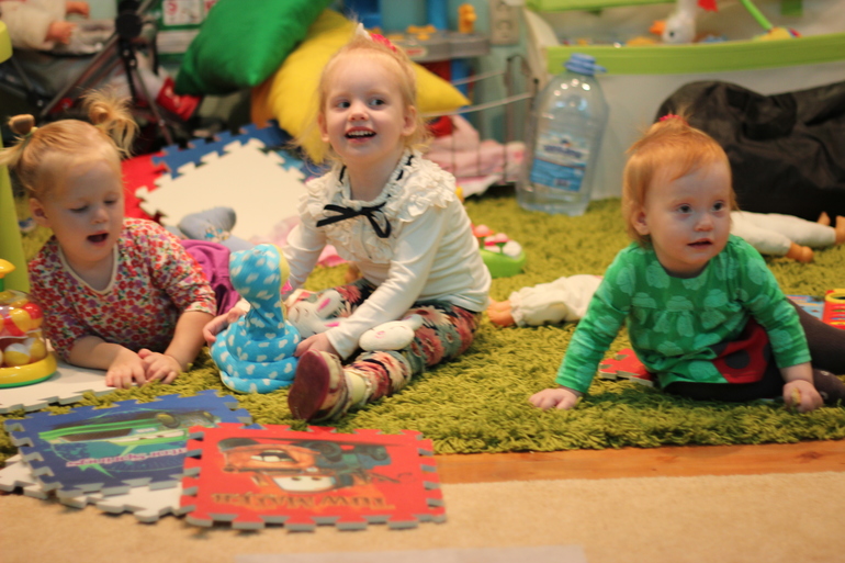 Ощутила себя в роли мамы трех погодок )))