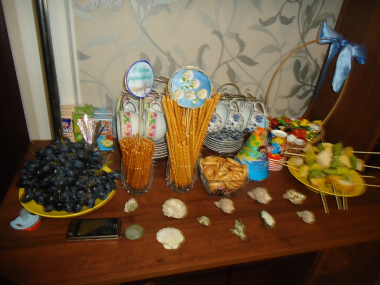 Первый день рождение нашего любимого морячка