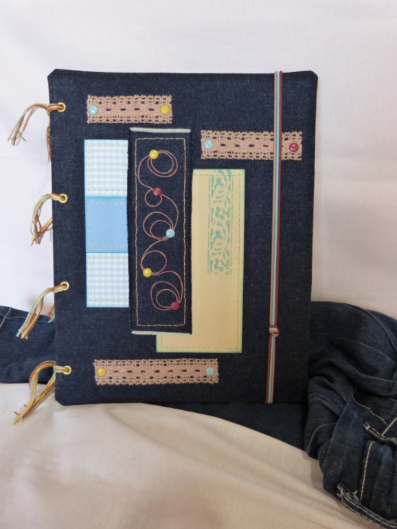 Джинсовая обложка