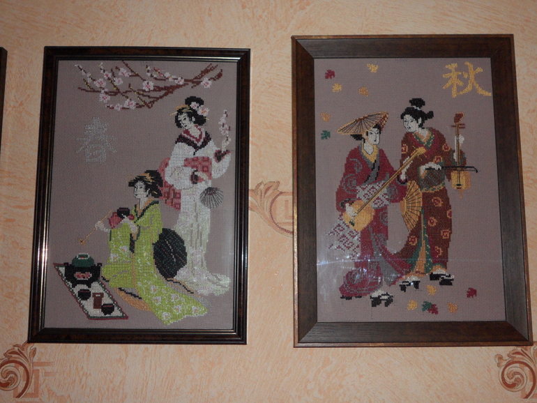 Мои запасики и готовые работы)))