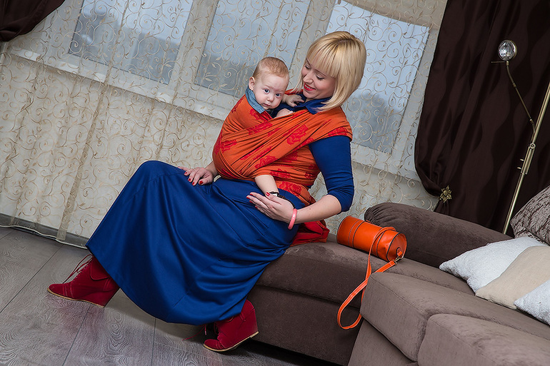 Lenny Lamb Red and Orange Rose и слингостиль осень-зима 2013