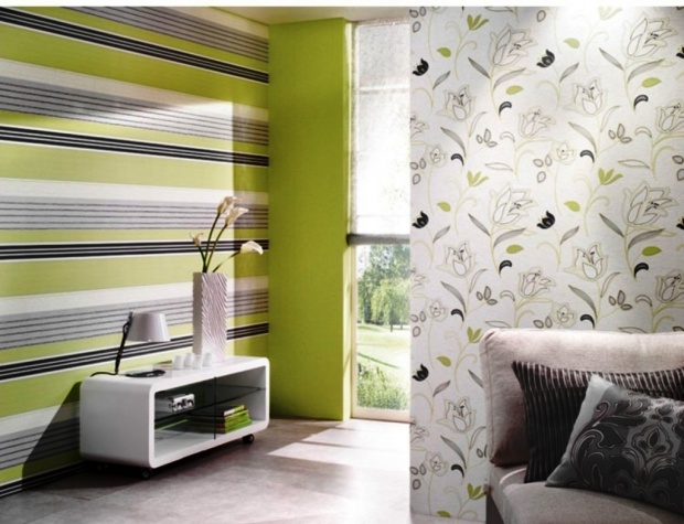 На какие стены какие обои клеить