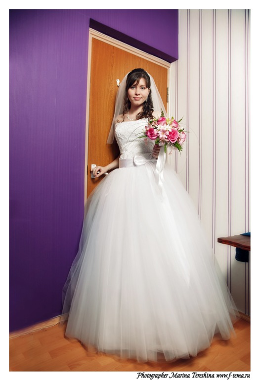 Свадебное платье бу. 8000 рублей со всеми аксессуарами