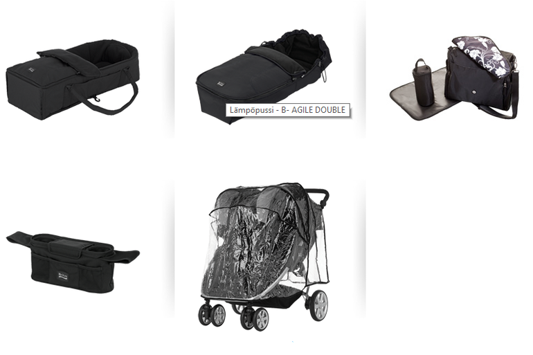 Коляски Britax B-Agile Double + много аксессуаров