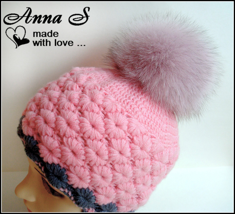 Объемная шапочка