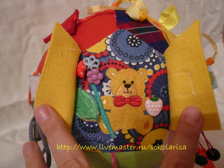 Мячик с игровыми гранями