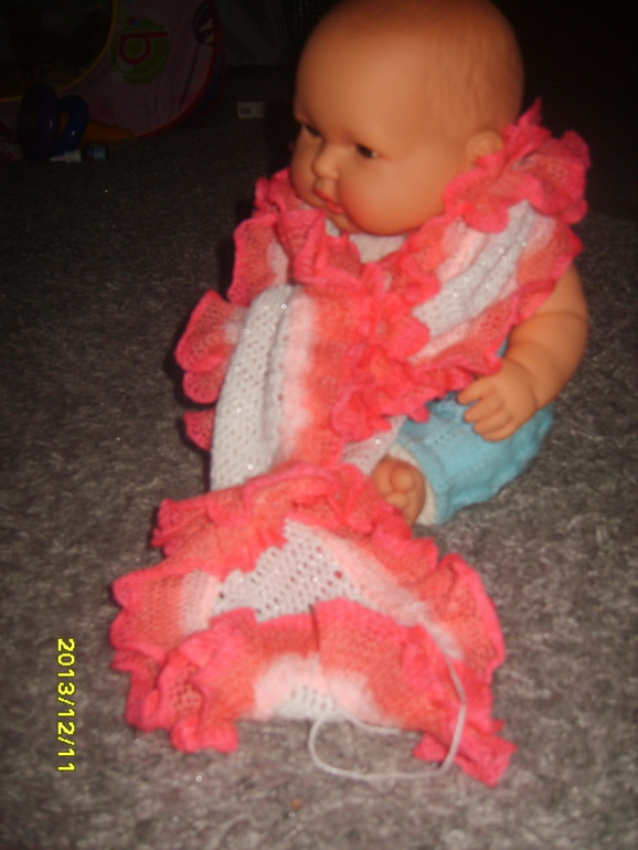 Вот такой шарфик у меня получился