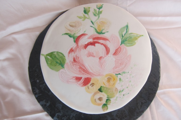 торт с розами 3.6 кг.