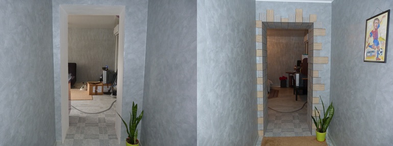 Наконец то закончили переделку!!! До и после...