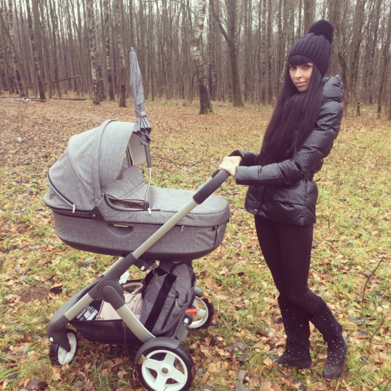 Stokke Crusi. и в зимнем прикиде)
