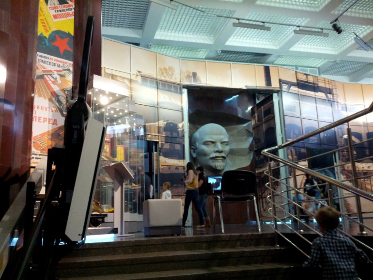 Паровозия в Музее железнодорожного транспорта