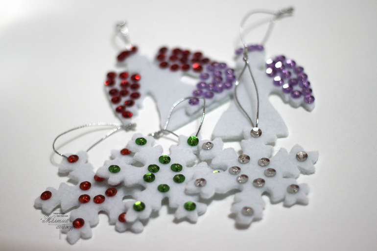 Мои  ёлочные игрушки.