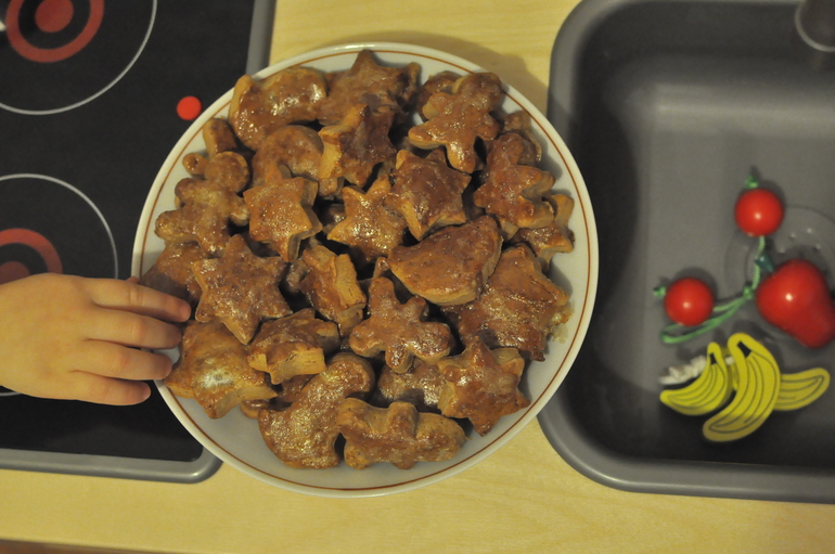 Как мы готовили чешское имбирное печенье...