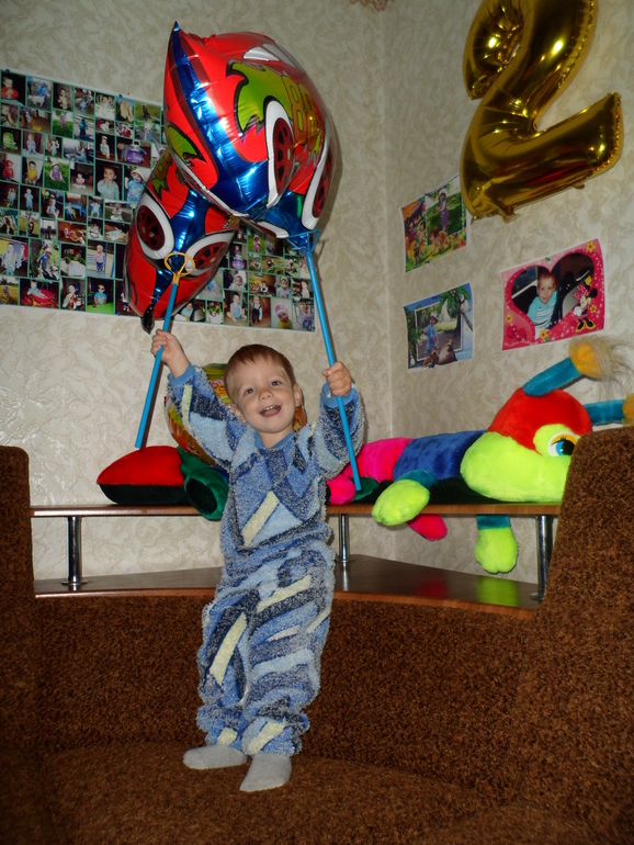 Утро уже двухлетнего мальчишки!!!