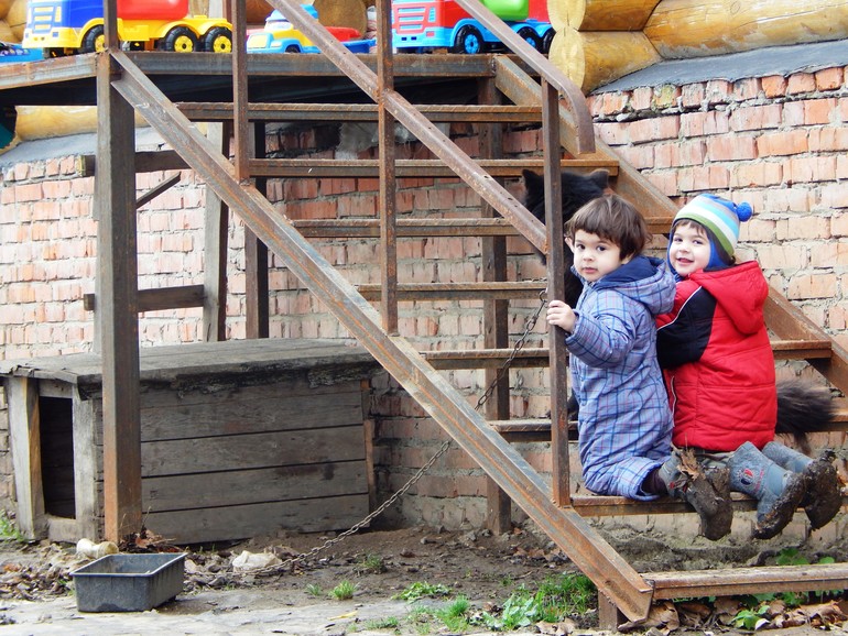 будни строителей)))