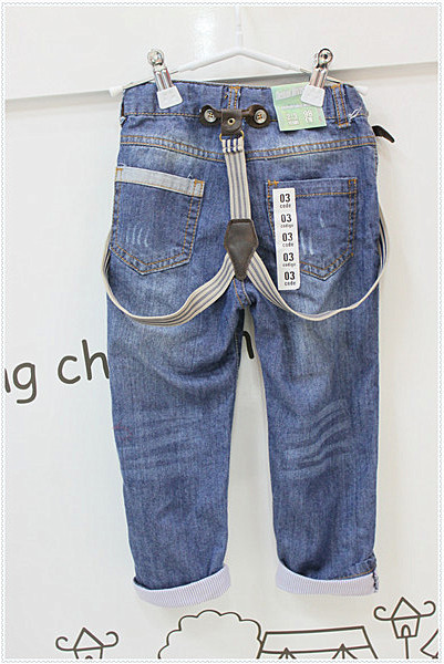 Джинсы Zara c подтяжками