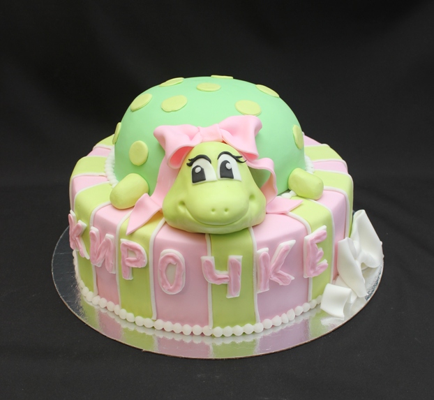 Торт с черепашкой