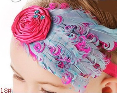 Для самых изысканных модниц!Повязки перьевые со стразами swarowski.