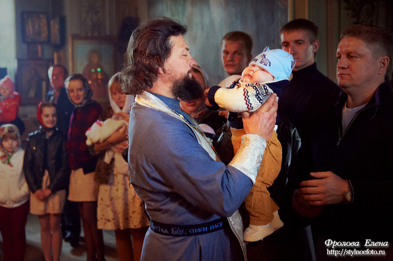 Таинство Крещения Клима! Церковь Успения Пресвятой Богородицы, с. Шубино