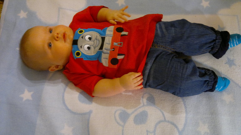 Домашняя фотосессия за 3 дня до 5 мес)))) Сыночек Арсюничка!