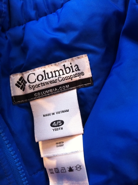 Продам куртка+ штаны Columbia 4-5 лет (104-110см)