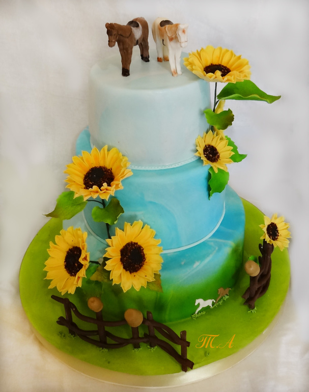 Торт Свадебный"ДОНСКОЙ КАЗАЧИЙ" 8кг