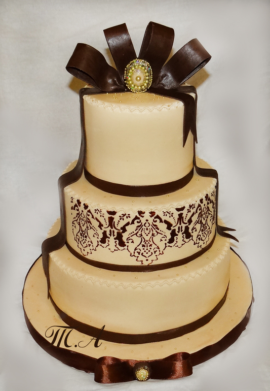 Торт Свадебный с Бантом 7кг