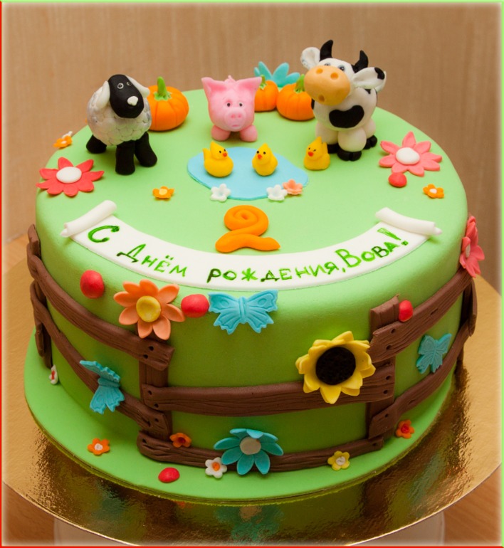 2 тортика для двойняшек.