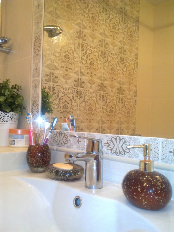 Вот и закончился ремонт ванной -делюсь, хвалюсь..