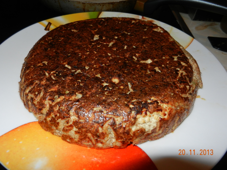 Пирог из готовой курицы по Дюкану.