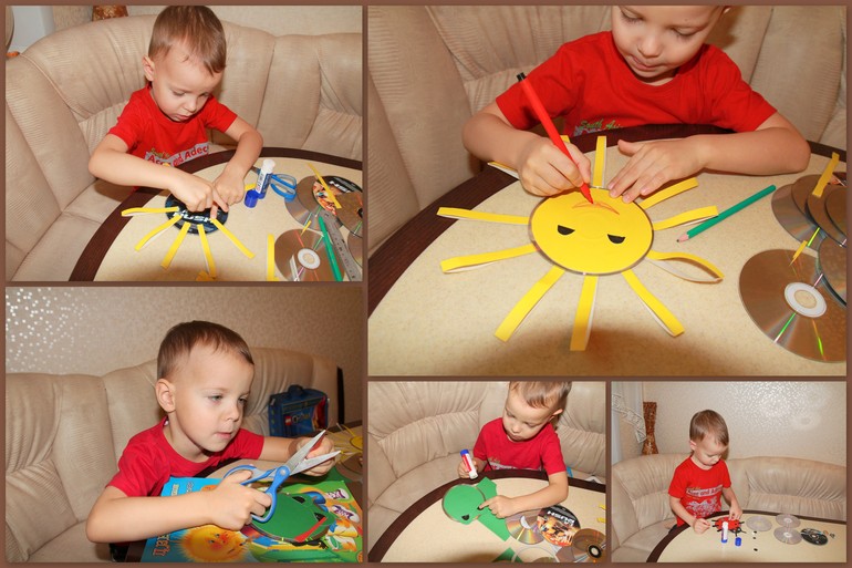 Поделки из старых дисков