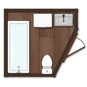 Помогите удобно спланировать ванную комнату