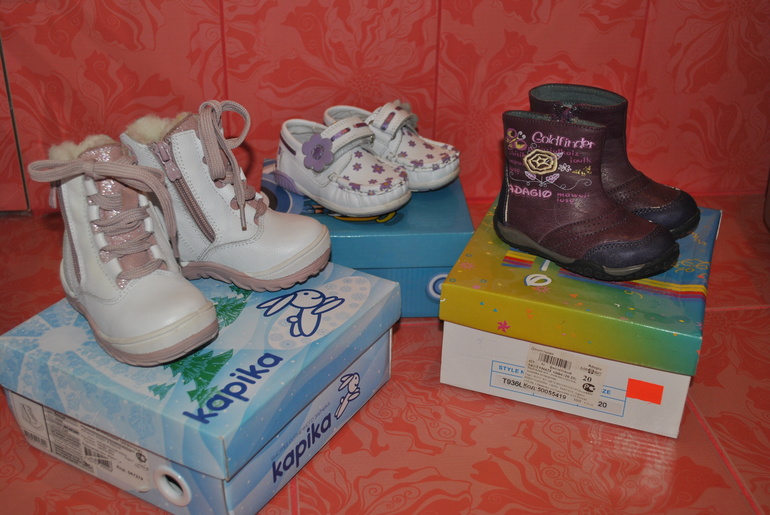 Кожаная обувь в идиальнейшем состоянии 20 р-р(для девочки)!